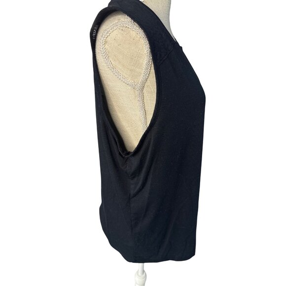 Mondetta Womens Sleeveless Black Athletic Top XL - Picture 4 of 10